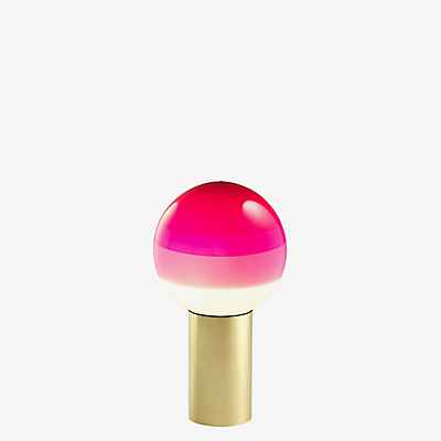 Marset Dipping Light Tischleuchte LED, rosa/Messing - 12,5 cm