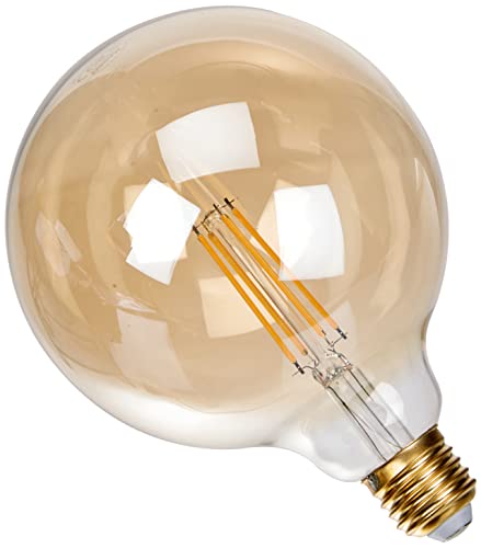 Osram LED Vintage Edition 1906 Lampe, in Ballform mit E27-Sockel, nicht dimmbar,6.5 Watt, Klar, Warmwei? - 2400 Kelvin, 1er-Pack