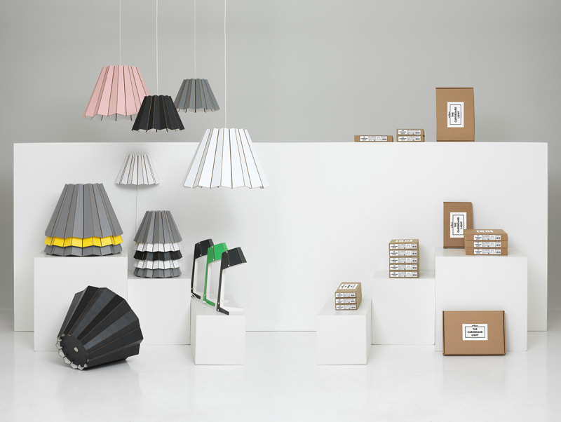 Designerleuchten aus Karton von AndBros (Foto: AndBros)