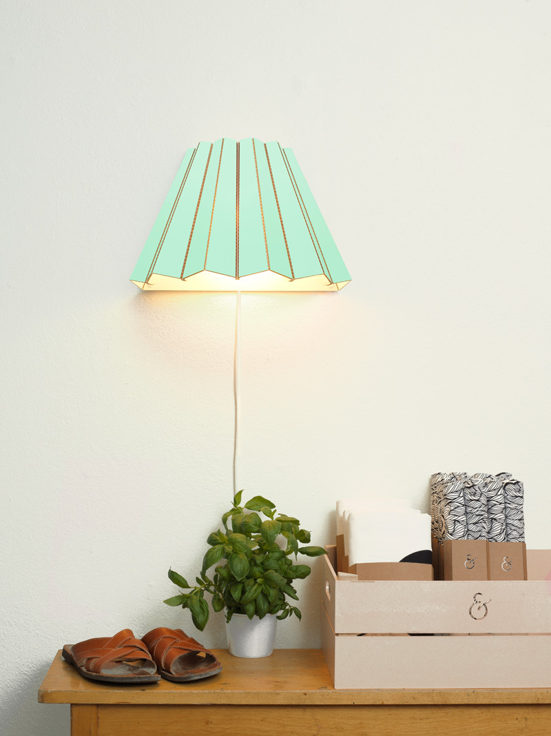 Designerleuchten aus Karton: Modell No 2 von AndBros (Foto: AndBros)
