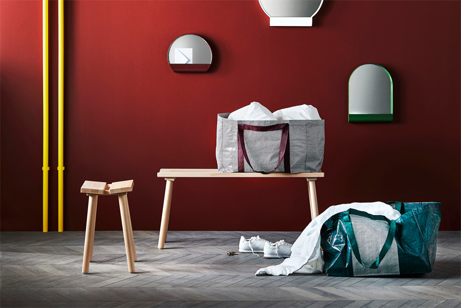 Neue Frakta-Tasche aus der "Ypperlig"-Kollektion von Hay (Foto: Ikea)